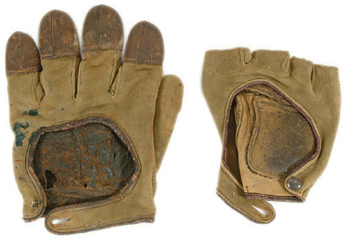 c. 1890's Finger Tipped and Fingerless Pair Back