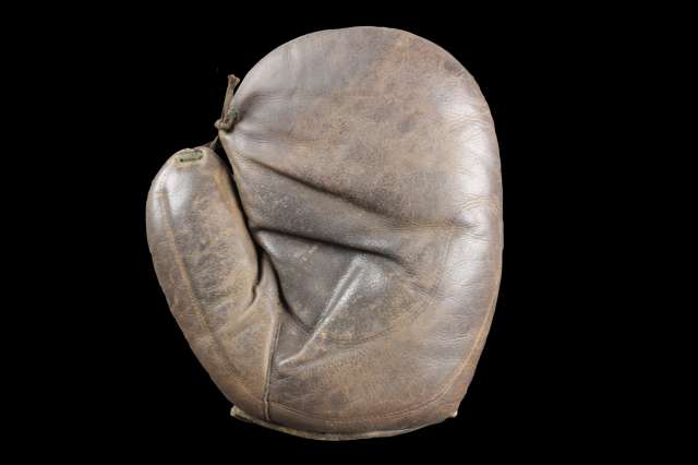 c. 1890's Crescent Mitt Hook and Eye Back Front