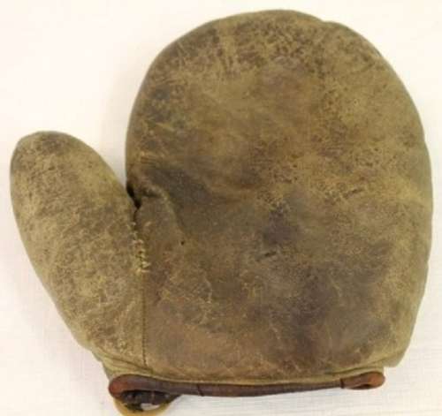 c. 1890's Lace Back Basemitt Front