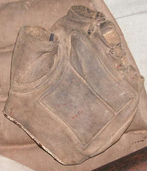 c. 1880's-90's Fingerless Glove Front