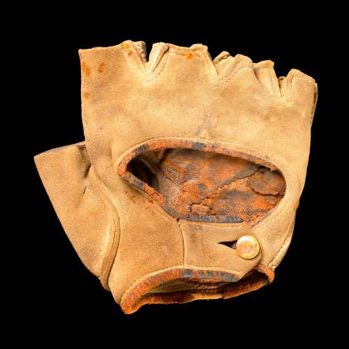 c. 1880's Fingerless Glove Front