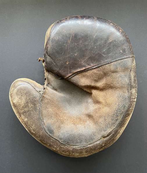 c. 1896 Jack Onslow Game Used Crescent Catchers Mitt Front