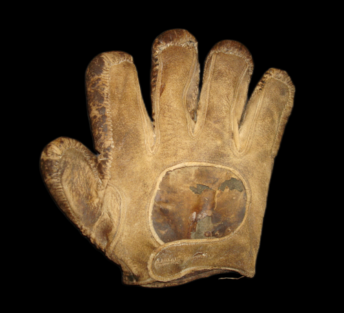 c. 1888 Joseph W. Sauer Catchers Glove Back