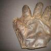 c. 1890's Laced Back Crescent Glove Front