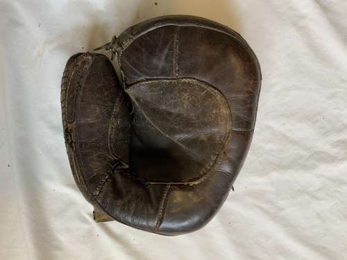 c, 1890's Quilted Catchers Mitt Front