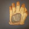 Early 1900's Tipped Finger Catchers Glove Back