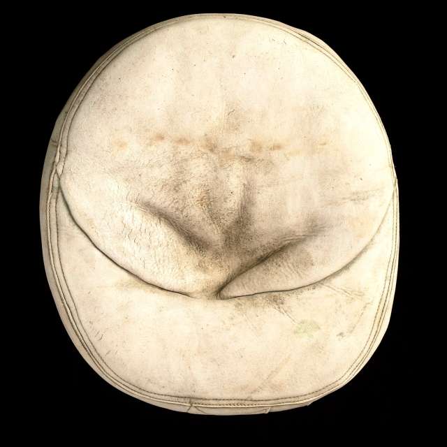 c. 1890's-00's Ted Kennedy Full Round Catchers Mitt Front