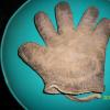 c. 1890's-00's Webless Crescent Brown Glove Front