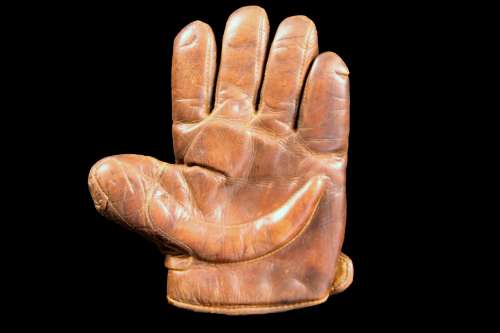 c. 1890's Webless Crescent Burgundy Front