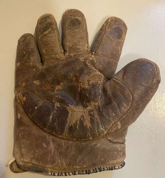 c. 1890's Webless Crescent Glove Lefty Front