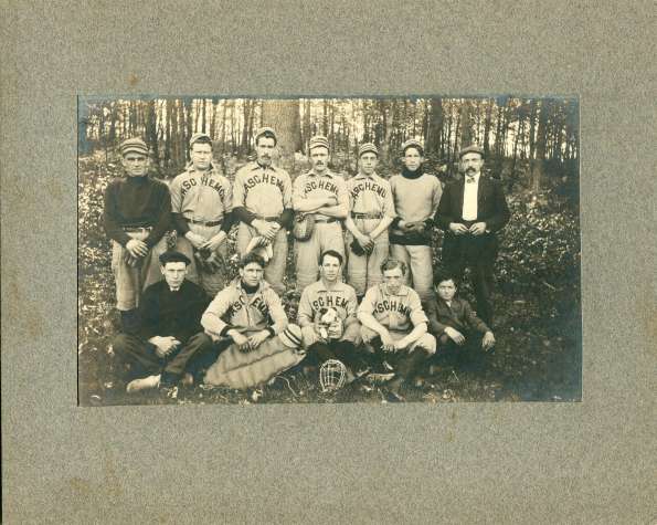 Early Unidentified Team with Dog Mascot