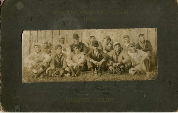 Gunset Colts The Undefeated Team 1909
