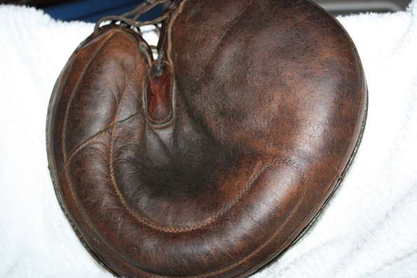 Early 1900's Crescent Catchers Mitt Front