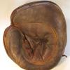 Early 1900's D&M Crescent Pad Laced Heel Reinforced Pocket Catchers Mitt Front