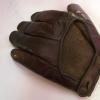 Early 1900's Spalding Dark Crescent Glove With Missing Web Back