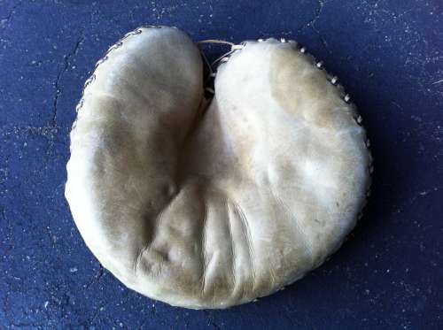 Forrest Leather Products Catchers Mitt White Front