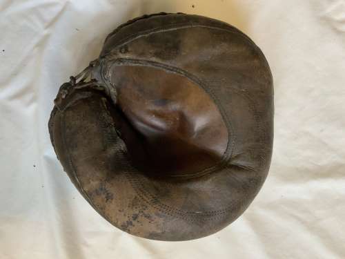 JC Higgins Patched Pocket Catchers Mitt Front