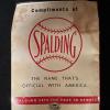 Joe DiMaggio Spalding 196 Booklet Back