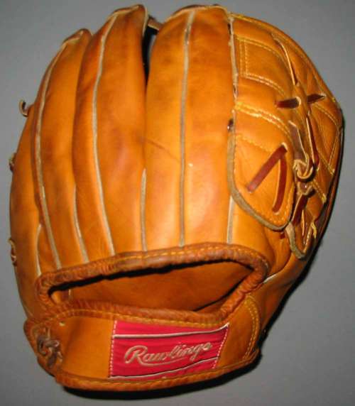 Mickey Mantle Rawlings MM5 Back
