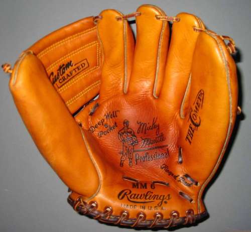 Mickey Mantle Rawlings MM6 Front
