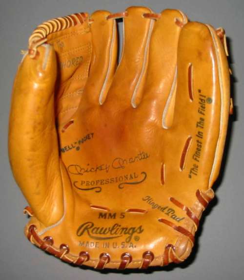 Mickey Mantle Rawlings MM5 Front