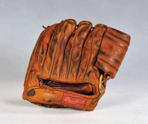 Mickey Mantle Rawlings MM4 Back