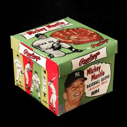 Mickey Mantle Rawlings MM4 Box