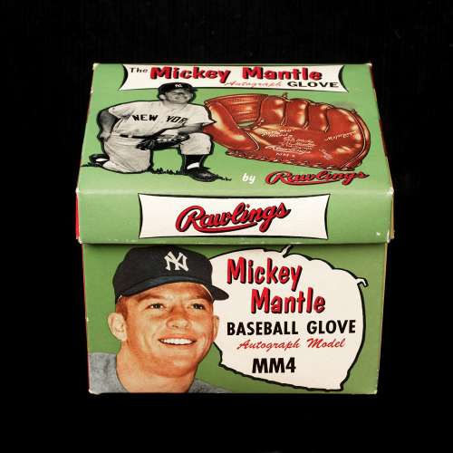 Mickey Mantle Rawlings MM4 Box