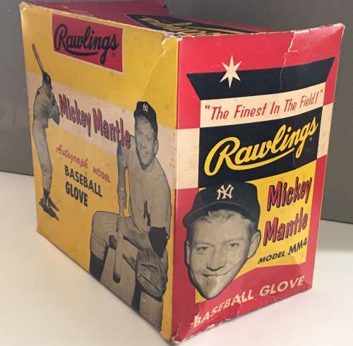 Mickey Mantle Rawlings MM4 Box