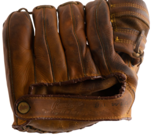Mickey Mantle Rawlings MM8 Back