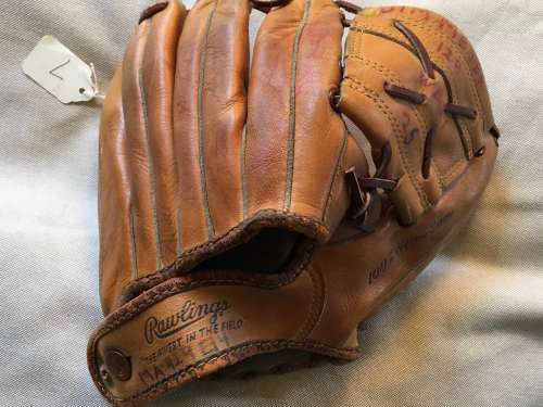 Mickey Mantle Rawlings MM9 Back