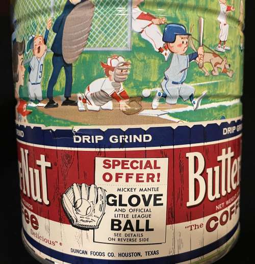 Mickey Mantle Rawlings MM9 Can 1