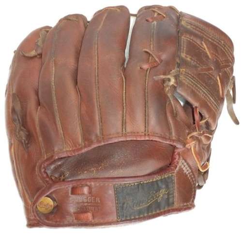 Mickey Mantle Rawlings MMP Back