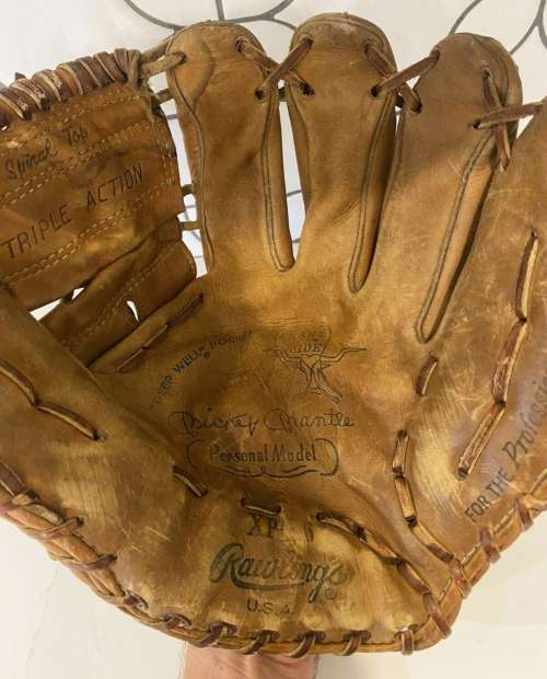 Mickey Mantle Rawlings XPG6 Personal Model Front