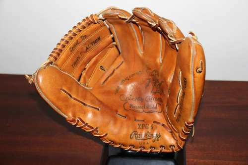 Mickey Mantle Rawlings XPG6 Personal Model Front
