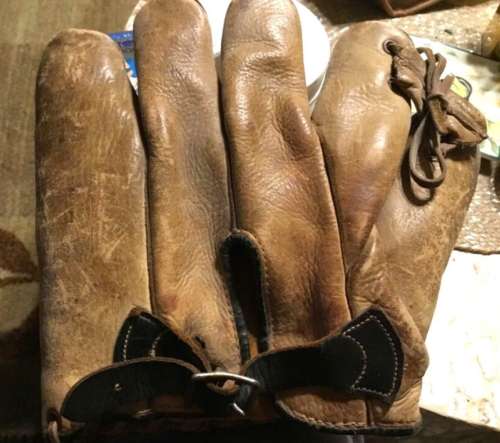 Mickey Cochrane Glove Back