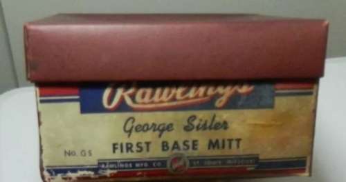 George Sisler Rawlings GS Basemitt Box