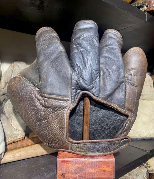 A.J. Reach Two Tone Full Web Lefty Back