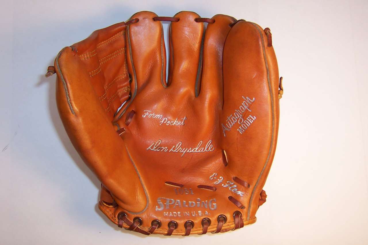 Don Drysdale Spalding 1081 Front Spalding Baseball Glove Collector