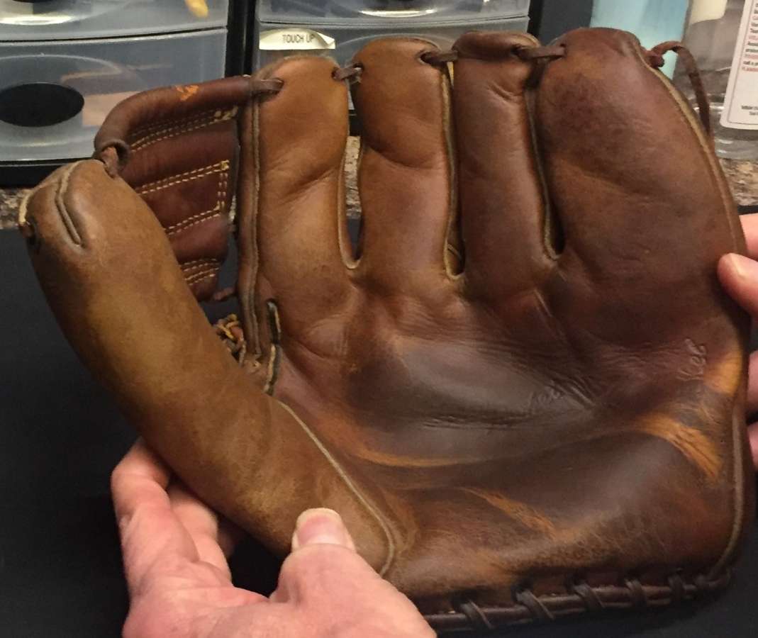 Phil Rizzuto Spalding Front Spalding Baseball Glove Collector