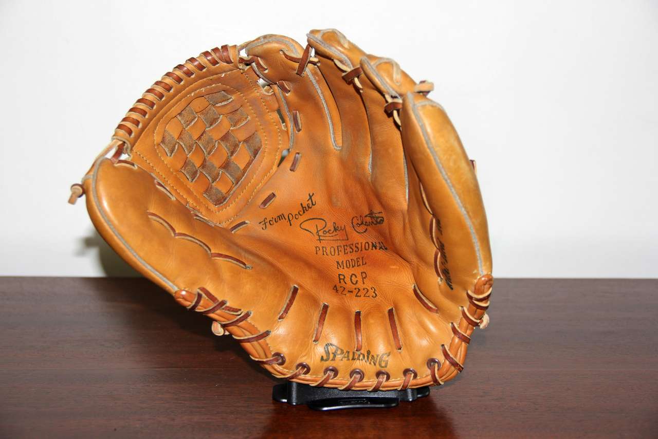 Rocky Colavito Spalding RCP 42223 Front Spalding Baseball Glove