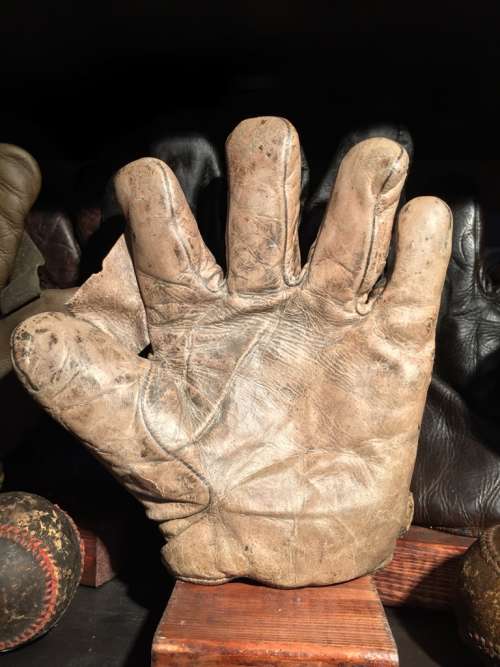 Spalding Full Web Light Brown Front