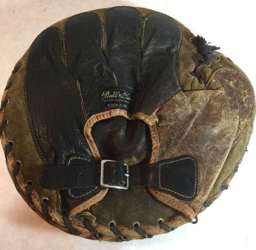 Stall & Dean Two Tone Catchers Mitt Back