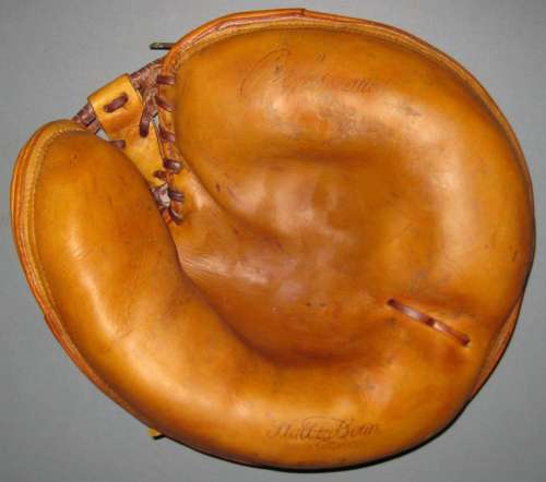 Stall & Dean Zipper Top Catchers Mitt Front