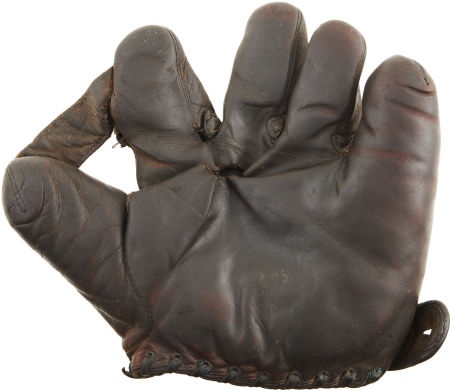 Bill Wambsganss Game-Used Glove Front