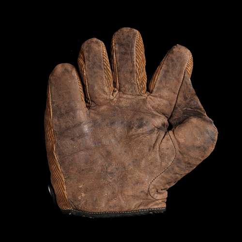 Victor, Wright & Ditson GB Corduroy Parallel Weave Pattern 1 Inch Web Lefty Front