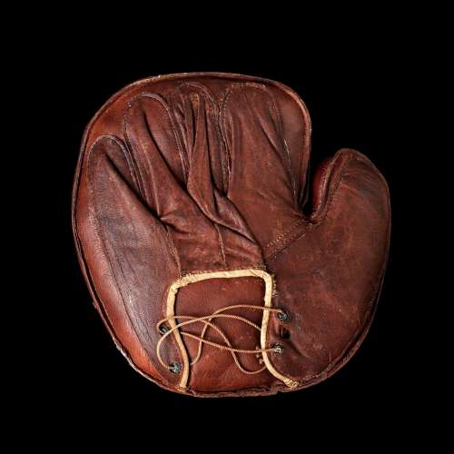 c. 1890's D&M Catchers Mitt Back