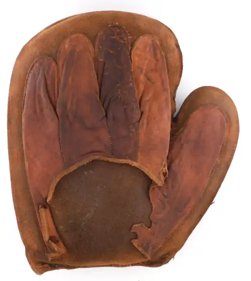 1890's Hook & Eye Back Basemitt  Back