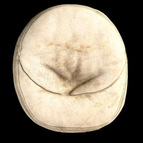 c. 1890's-00's Ted Kennedy Full Round Catchers Mitt Front