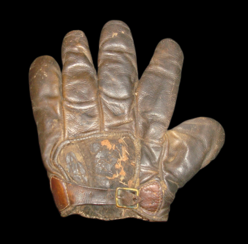 c. 1890's Webless Glove Brown Back